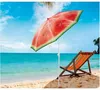 Livarno Home Sonnenschirm Ø 160 cm „Früchte“ 160 - 200 cm Produktbild-Vorschau 1