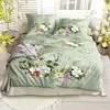 Irisette Wave Mako-Satin Bettwäsche 135x200 Rosen Blüten Produktbild-Vorschau 5