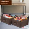 Úložný textilný box LAVITA tmavohnedý 31x31x15 Náhľad obrázku produktu 7