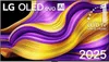 A television screen displaying a colorful, abstract wavy pattern. Produktbild-Vorschau