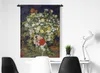 MuchoWow® Wandteppich Wandbehang Blumenstrauß in einer Vase Produktbild-Vorschau 4