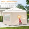 Sekey 2 Seitenteile für 3x3 /3x6m/3x9m pavillon mit Produktbild-Vorschau 5