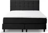 VENASI Boxspringbett 180x200, Boss Doppelbett Schwarz Produktbild-Vorschau 3