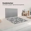KitchenYeah© Herdabdeckplatte Muster - Schwarz und Weiß - Produktbild-Vorschau 3