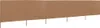 vidaXL 5 pezzi di tessuto frangivento 600 x 160 cm Taupe Anteprima dell’immagine prodotto 1