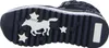 The sole of a black boot with a white horse and star design. Anteprima dell’immagine prodotto