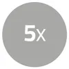 Lithium-Knopfzelle CR2032 | 3 V DC | 5-Blister | Silber Produktbild-Vorschau 3