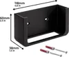 Wandhalterung passend für waipu.tv Box 4K Schwarz | Produktbild-Vorschau 5