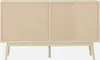 Credenza scandinava a 2 ante effetto legno, 150cm, Marrone Anteprima dell’immagine prodotto 8