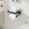 Toilettenpapierhalter mit Ablage, Klopapierhalter ohne Produktbild-Vorschau 3