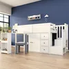 MODFU Kinderbett,Hochbett Jugendbett 90x200cm Produktbild-Vorschau 2