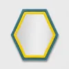 FURNLUX Specchio da parete Tony Yellow 75cm / Colore Anteprima dell’immagine prodotto 7