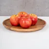 Holzteller Akazie rund 30cm Holz Schale Obstteller Deko Produktbild-Vorschau 4