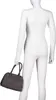 Hausfelder Manufaktur Tasche Velours Grau onesize Produktbild-Vorschau 4