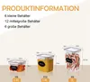 Vorratsdosen, 24er-Set mit Deckel und 30 Tafeletiketten Produktbild-Vorschau 4