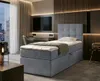 NORDELO Boxspringbett INCANTO 120x200 cm Grau Komplett-Set Produktbild-Vorschau 7