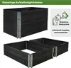 Hochbeet 4er Set Palettenrahmen Pflanzbeet 120x80x80 cm aus Produktbild-Vorschau 5