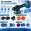 Lucidatrice a batteria 21V MAX, lucidatrice orbitale 150 Anteprima dell’immagine prodotto 8