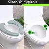 WC-Sitzbezug, Plüsch, weich, dick, warm, waschbar, 2 Stück, Produktbild-Vorschau 6