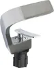 A modern, creative silver waterfall faucet for a bathroom sink. Podgląd zdjęcia produktu