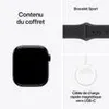 A collage of images showing an Apple Watch, a sport band, and a charging cable. Anteprima dell’immagine prodotto