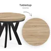 Runder Ausziehbarer Tisch für Esszimmer, PERO mit einem Produktbild-Vorschau 2