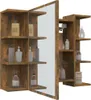 vidaXL Koupelnová zrcadlová skříňka Smoked Oak 80x20,5x64 Náhled obrázku produktu 4