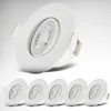 6x LED vestavné koupelnové reflektory bílé 230V vodotěsné Náhled obrázku produktu 7