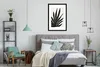 MuchoWow® Gerahmtes Poster Blatt - Pflanze - Minimalismus Produktbild-Vorschau 7