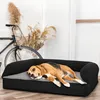 letto ortopedico per cani 100 x 70 x 27 cm con schienale Anteprima dell’immagine prodotto 18