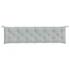 Gartenbank-Auflagen 2 Stk. Melange Hellgrau 200x50x7 cm Produktbild-Vorschau 6
