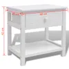 VidaXL 242870, Biały, MDF, Paulownia, Sklejka, 325 x 240 x Podgląd zdjęcia produktu 6