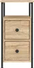 vidaXL Noční stolky 2 ks Sonoma dub 30x60x60 cm výrobek z Náhled obrázku produktu 6