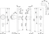Hoppe Si-We-Garnitur78G/2222A/2440 /1117 F1, PZ, 72 mm, Produktbild-Vorschau 6