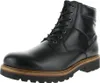 A black leather boot on a white background. Produktbild-Vorschau