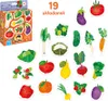 CzuCzu Paarpuzzle Obst und Gemüse 18m+ Produktbild-Vorschau 5