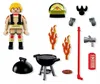 PLAYMOBIL: Vigile del fuoco con focolare Anteprima dell’immagine prodotto 3