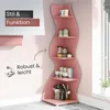 Eckregal 5 Stufen 178 cm Rosa Organizer Bücherregal Produktbild-Vorschau 5