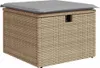 vidaXL Garten-Sofa-Set 8 pcs Beige Poly-Rattan Produktbild-Vorschau 7