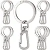 FABACH 10 x Karabiner Schlüsselanhänger mit drehbarem Produktbild-Vorschau 1