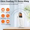 Mini FM Radio tragbar mit LCD Hintergrundbeleuchtung, Produktbild-Vorschau 2