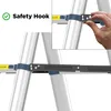 WORHAN® 5m TELESKOPLEITER 2 in 1 ANLEGELEITER KLAPPLEITER Produktbild-Vorschau 7