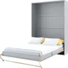 Schrankbett 140 x 200 Vertikal CP-01 Grau LENART CONCEPT Produktbild-Vorschau 1