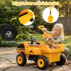 COSTWAY 24V Kinder Elektro-Kippwagen, 4-Rad Baumaschine mit Produktbild-Vorschau 7