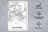 MuchoWow® Mauspad Mousepad Solingen - Karte - Stadtplan Produktbild-Vorschau 2