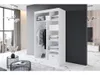 Easy4You P3 120 cm Weiß Schiebetüren Kleiderschrank Produktbild-Vorschau 4