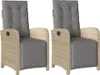Two identical outdoor chairs are shown against a white background. Podgląd zdjęcia produktu