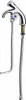 A chrome-plated faucet with a flexible hose and a U-shaped pipe. Produktbild-Vorschau