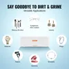 Collage showing various items that can be cleaned by a VEVOR ultrasonic cleaner. Voir les images du produit