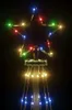 vidaXL LED-Weihnachtsbaum Kegelform Mehrfarbig 732 LEDs Produktbild-Vorschau 5